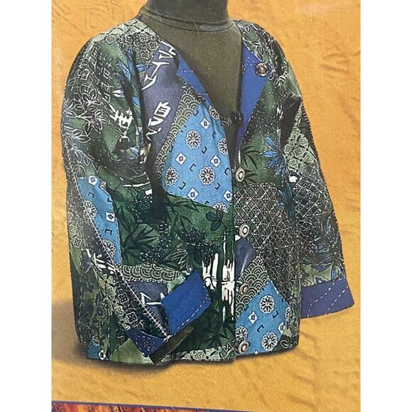 Four Corners FC1011 Pattern Jacket Unique Vintage Sewing Craft Reversible - Picture 1 of 6